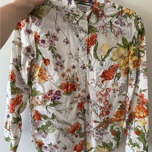 J.Crew Multicolor Floral Shirt